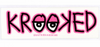 Krooked Sticker Wordmark Eyes Logo (single) Assorted Colors 6x2.5