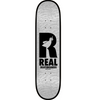 Real Doves Skate Deck Black Silver 8.25
