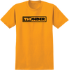 THUNDER BOLTS SS TSHIRT LARGE  GLD/BLK