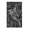 Sand Cloud Floral Dolphin Towel Black Onesize