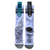 Darkroom Sliver Crew Socks White Grey Onesize