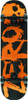 ZERO BLOOD K/O SKATEBOARD COMPLETE-8.12 BLK/ORG