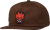 SPITFIRE BIGHEAD FILL HAT ADJ-BROWN RED