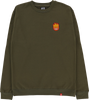 SPITFIRE LIL BIGHEAD FILL CREW SWT XLARGE-ARMY RED GOLD WHT