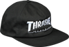 THRASHER MAG LOGO HAT ADJ-BLACK WHITE