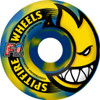 Spitfire F1 Street Burners  BIGHEAD 54mm BLU YEL SWIRL Skateboard Wheels
