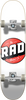 RAD LOGO CLASSIC SKATEBOARD COMPLETE-8.0 WHITE