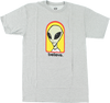 ALIEN WORKSHOP BELIEVE SS MEDIUM HEATHER GREY/YEL/RED