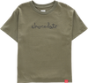 CHOCOLATE CHUNK YTH SS SMALL SAFARI GREEN/BLK