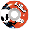 BLIND REAPER CHARACTER 52mm WHT/RED WHEELS SET