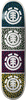 ELEMENT DITSY QUAD SKATEBOARD DECK-7.5