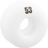 ESSENTIALS WHITE 53mm  Skateboard Wheels