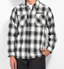 Independent Tilden Flannel Black White