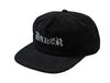 Baker Old English Cord Hat Snapback Black