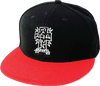 DOGTOWN GONZ CROSS HAT ADJ-BLACK/RED