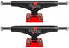 THUNDER LIGHT STRIKE 148 BLK/RED TRUCKS SET