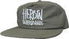 HEROIN SCRIPT NYLON HAT ADJ-OLIVE