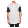 Huf Script Henley Tshirt White Black