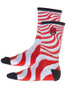 Spitfire Bighead Fill Emblem Swirl Socks Red White Black OneSize