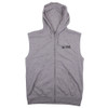 Welcome Skateboards Symbol Sleeveless Hoody Grey Black