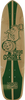 MADRID GRABKE RETRO CRUISER SKATEBOARD DECK-7.5x34 NAT/GRN