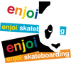 ENJOI 10/PACK LOGOS ASSORTED DECALS