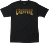 CREATURE LOGO RUST SS XLARGE BLACK