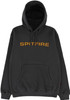 Spitfire Classic 87 Embroidered Hoodie Charcoal Red