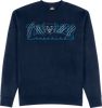 THRASHER GATO CREW/SWT LARGE-NAVY