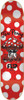 FLIP PENNY DOTS Skateboard Deck-8.0 RED WHT