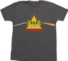 Toy Machine DARKSIDE SS LARGE  CHARCOAL