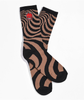 Spitfire Bighead Fill Emblem Sock Black Brown Red OneSize