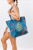 Sand Cloud Reef Turtles Beach Tote Blue OneSize