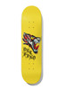 Deathwish Delfino Seven Trumpet Skate Deck Yellow 8.125