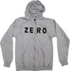 ZERO ARMY ZIP HD SWT LARGE  HEATHER GREY