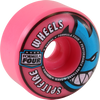 SPITFIRE F4 99A RADIAL 54MM PINK /W BLU WHEELS SET