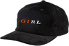 GIRL SERIF 5P CORD HAT ADJ-BLACK