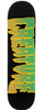 Creature Logo Outline Stumps Skate Deck Black Green 8.25