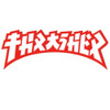 Thrasher Godzilla Sticker Red 4" Assorted