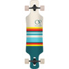 OP Swell Drop Through Skateboard Complete Blue Yellow 9x36