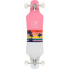 OP Sunset Drop Through Skateboard Complete Pink White 9.5x39