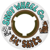 SNOT LIL SHITS 47MM 85A WHITE/BROWN WHEELS SET