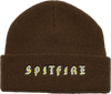 SPITFIRE OLD E CUFF BEANIE BROWN