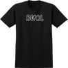 REAL DEEDS SS TSHIRT LG-BLACK/WHITE