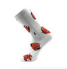 Psockadelic Evil Apple Socks White Red OneSize