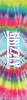 GRIZZLY 1-SHEET TIE DYE STAMP PEACE RAINBOW