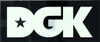 DGK LOGO DECAL STICKER XL BLACK single