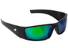 Glassy Peet Sunglasses Black Green Mirror OneSize