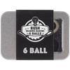 Rush 6 Ball Bearings Black Silver 8pack