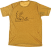 THE HEATED WHEEL PEANUT PONDER SS TSHIRT XLARGE GOLD